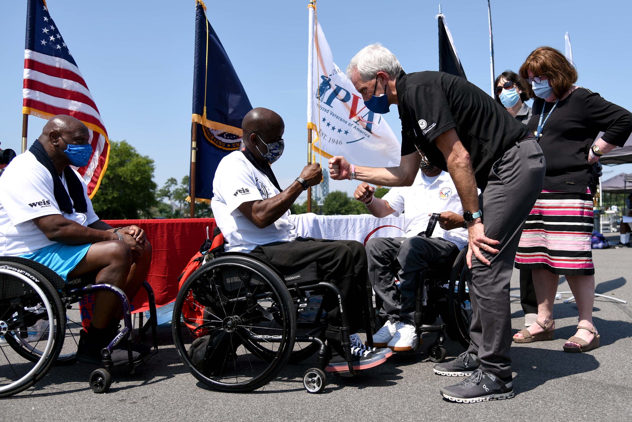 Secretary McDonough meeting with paralyzed Veterans